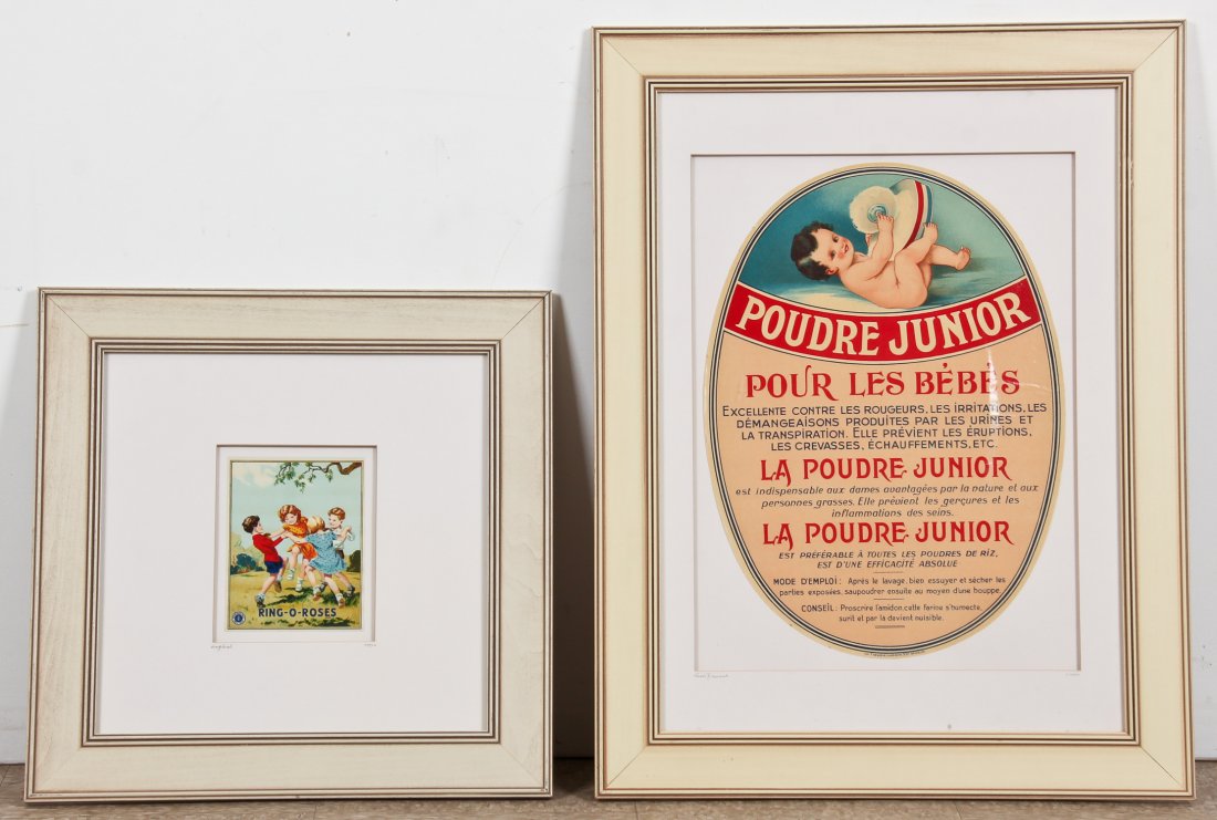 2 Framed Vintage Early 20th c. Advertisements (1 of 6)