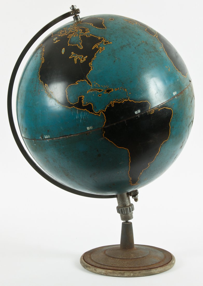 Vintage Military Metal Globe (1 of 5)