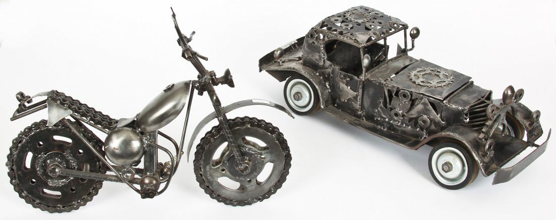 Decorator Lot of 2 Found Object Vehicles (1 of 8)