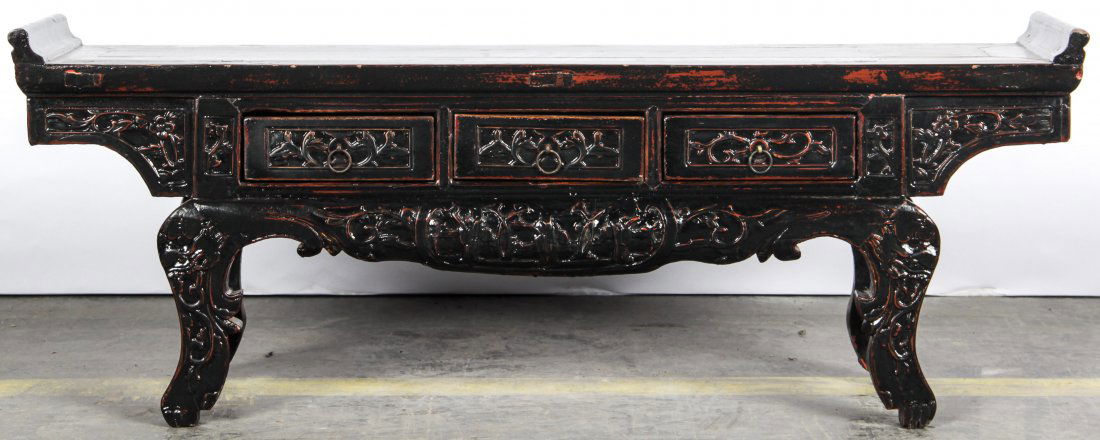 Antique Elm Kang Table, Shanxi, China (1 of 4)