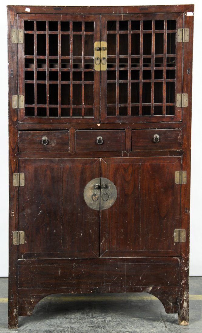 Chinese Kitchen Cabinet, Ca. 1900 (1 of 4)