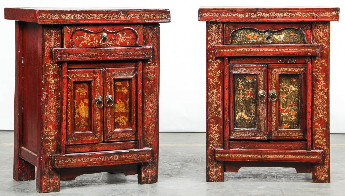 2 Chinese Lacquer Cabinets (1 of 6)