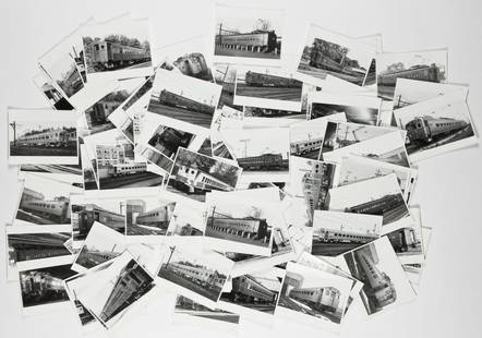 Collection of Vintage PA Railway Photographs: Collection of Vintage PA Railway Photographs. Approximately 115 (some duplicate) 8" x 10" photographs of Pennsylvania Railroad railway cars as well as Southeast Pennsylvania Transportation Authority,