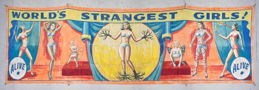 Snap Wyatt (American, 1905-1984) Banner: 104" x 360"