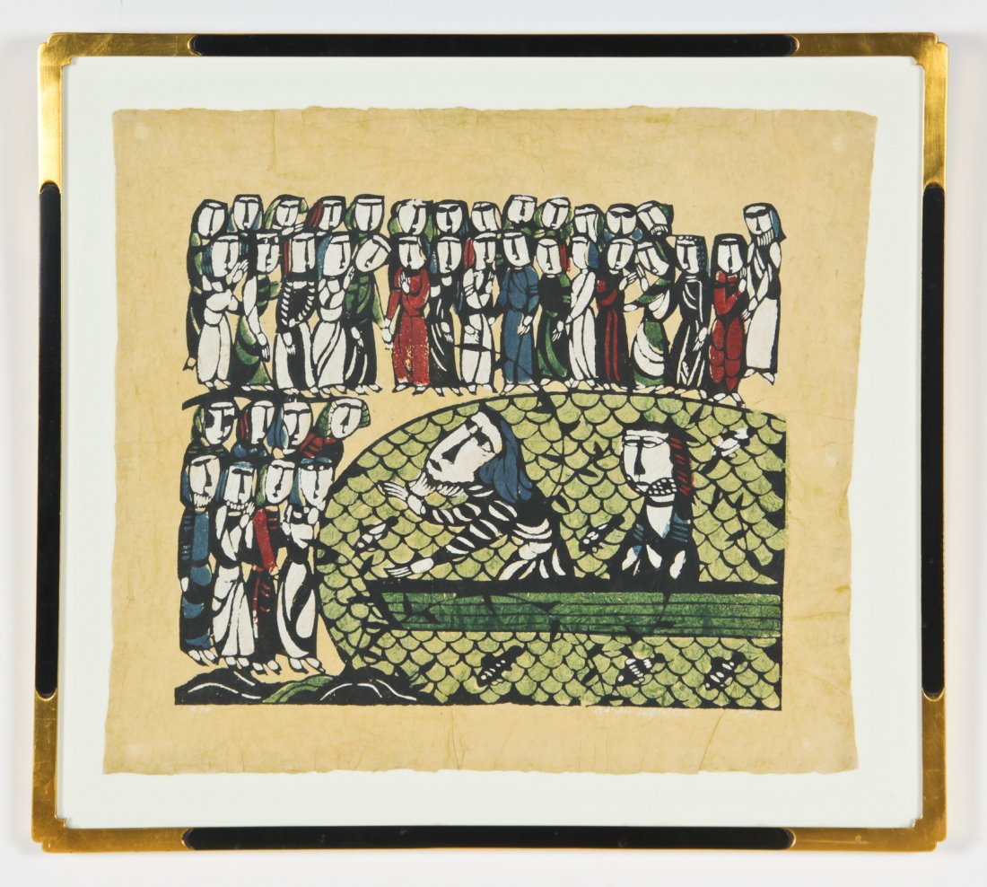 Sadao Watanabe (Japanese, 1913-1996) Woodcut (1 of 5)