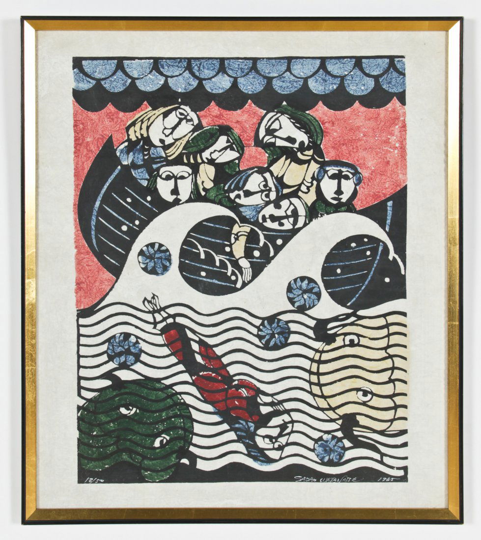 Sadao Watanabe (Japanese, 1913-1996) Woodcut, 1965 (1 of 4)