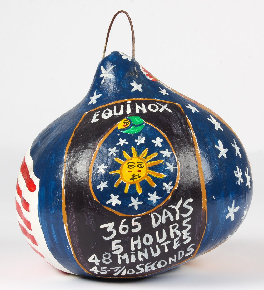 BF Perkins (American, 1904-1993) Painted Gourd (1 of 4)