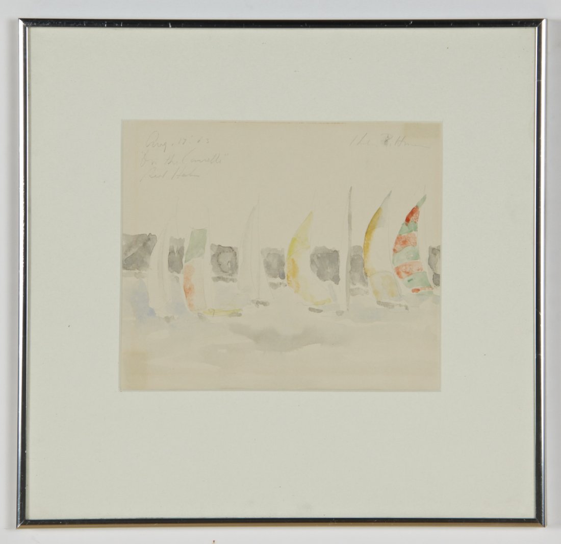 Hobson Pittman (American, 1900-1972) "River Harlem" (1 of 5)