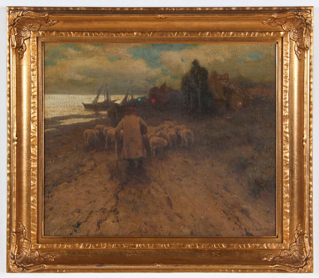 Eanger Irving Couse (American, 1866-1936) Sheep Herder (1 of 3)