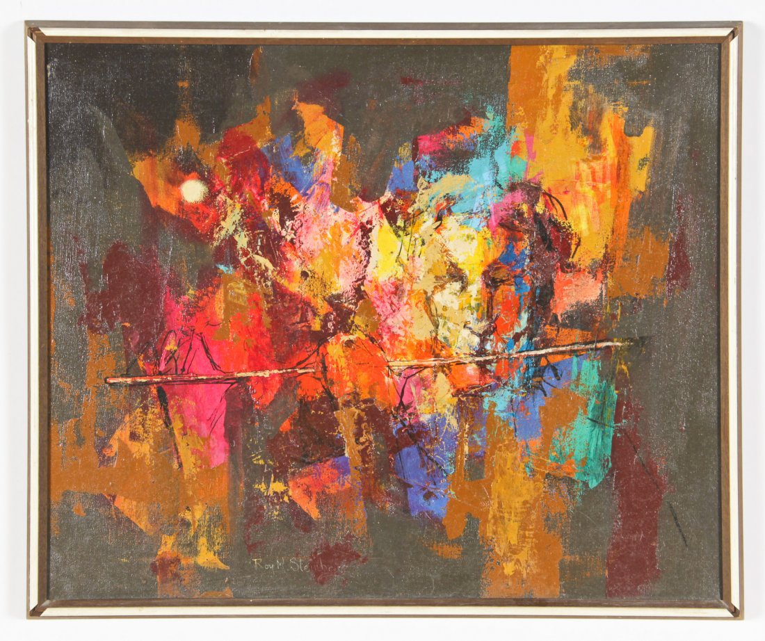 Roy Steinberg (American, 20th c.) Abstract (1 of 3)