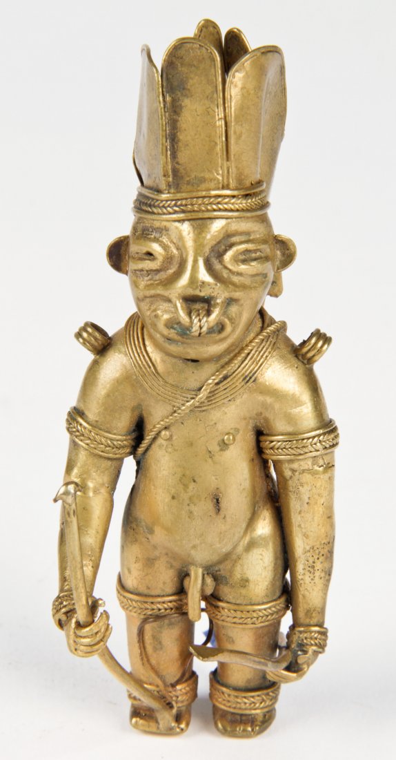 Pre-Columbian Tumbaga Gold Figure (1 of 5)