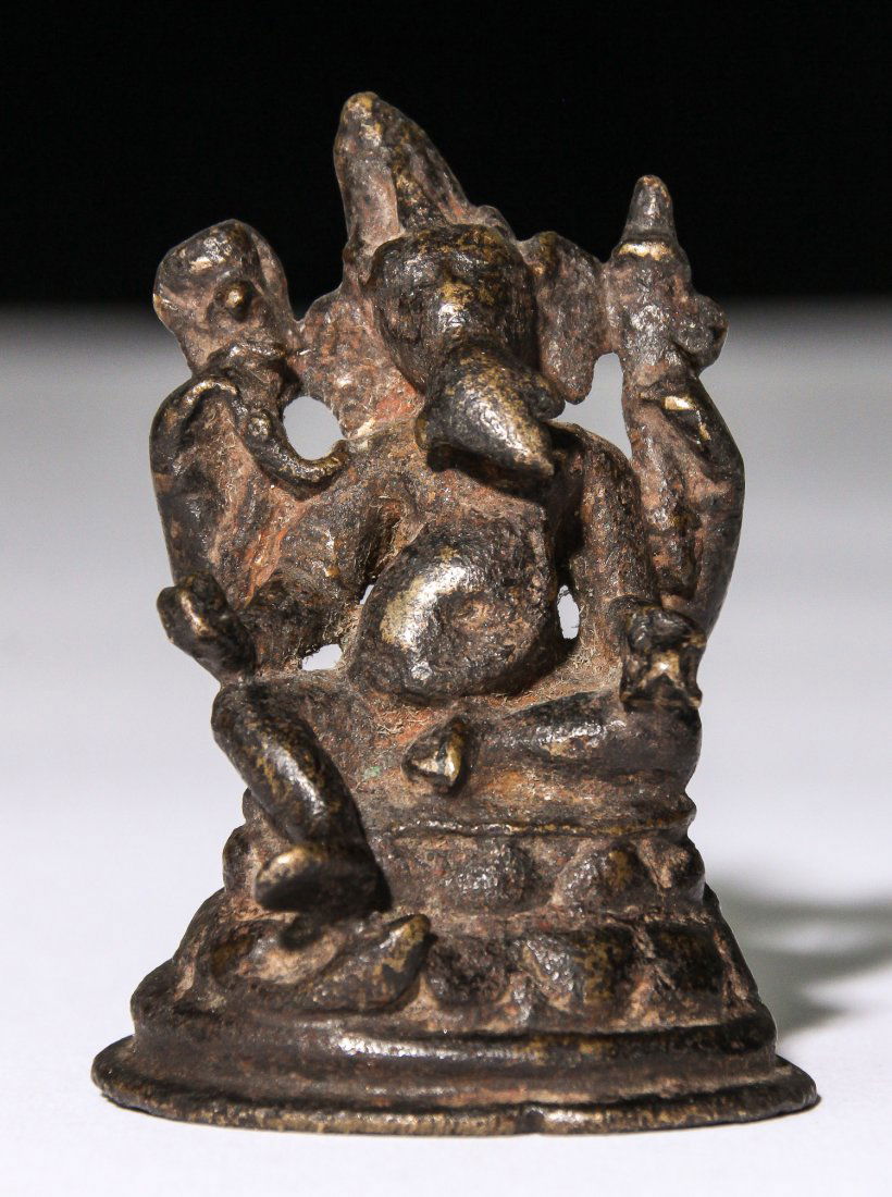 Antique Bronze Ganesh Statue, Bengal, India (1 of 3)