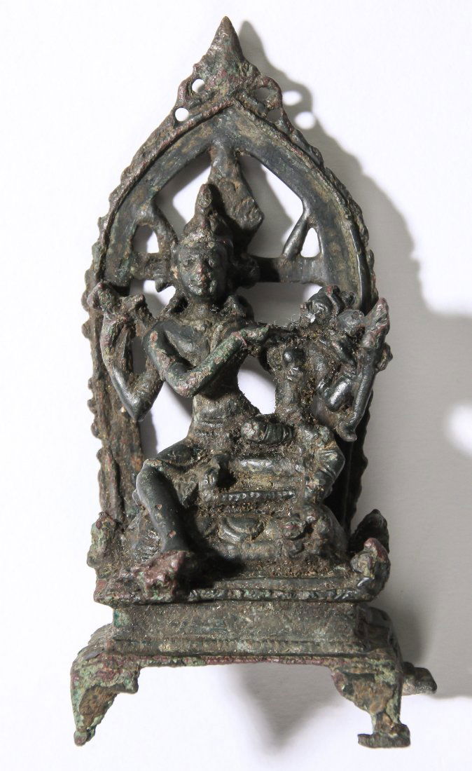 Bronze Shiva/Parvati Statue, Pala Period (11/12th C) (1 of 2)
