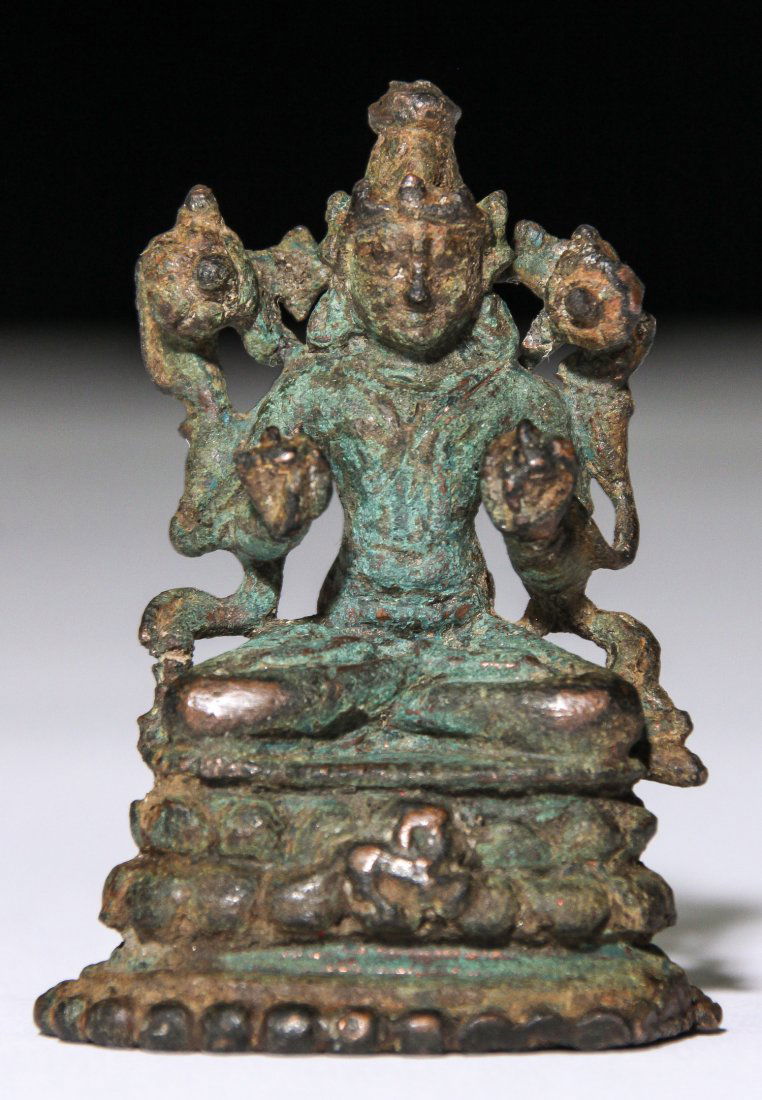 Bronze Vajrasattva Statue, Pala Period (11/12th C) (1 of 3)