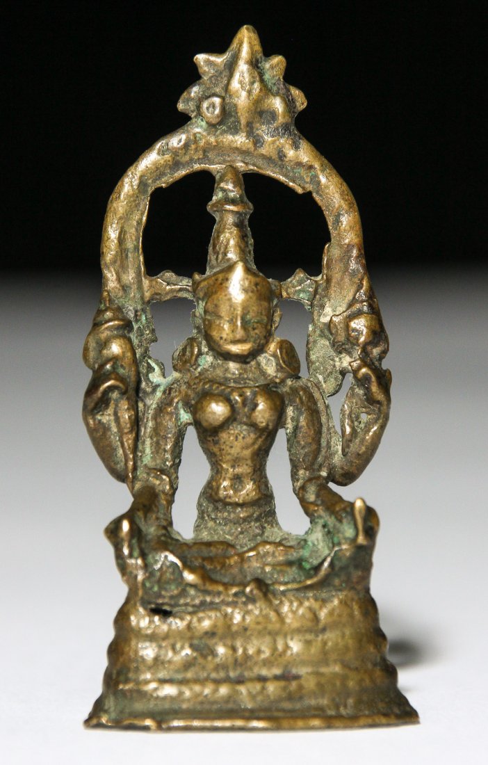 Bronze Buddha Statue, Pala Period (11/12th C) (1 of 3)
