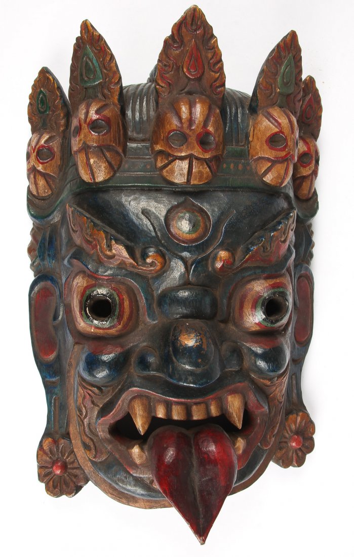 Large Mahakala Mask, Bhutan (1 of 3)