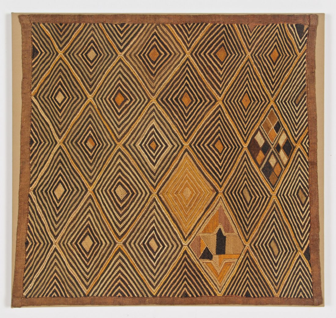 Kuba Raffia Panel, DRC, Early/Mid 20th C (1 of 3)
