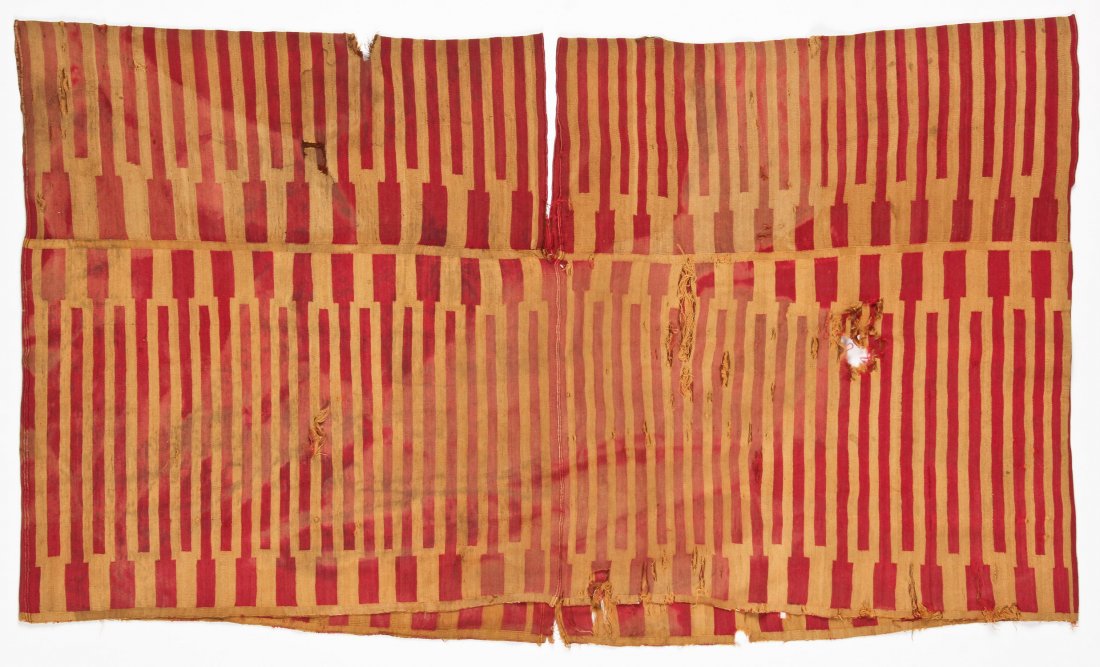 Tunic, Huari Culture (700-1000 CE): Tunic, Huari Culture (700-1000 CE), Peru, camelid wool tapestry weave; 50" x 44" (127 x 112 cm).