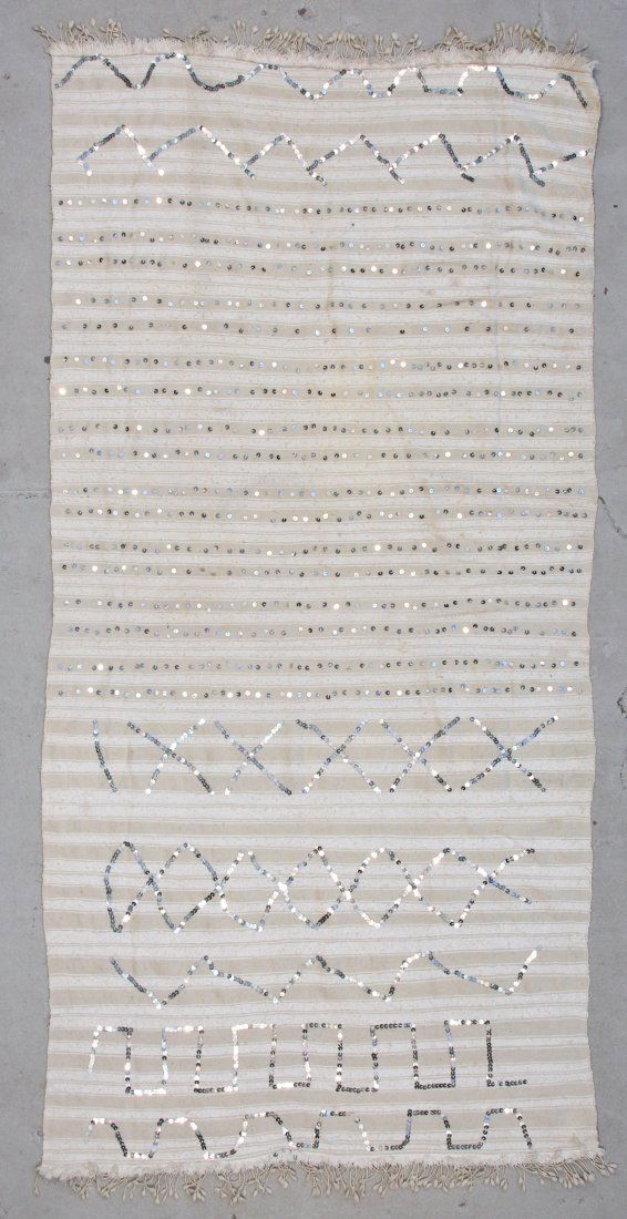 Large Traditional Moroccan Wedding Blanket (Handira) (1 of 3)