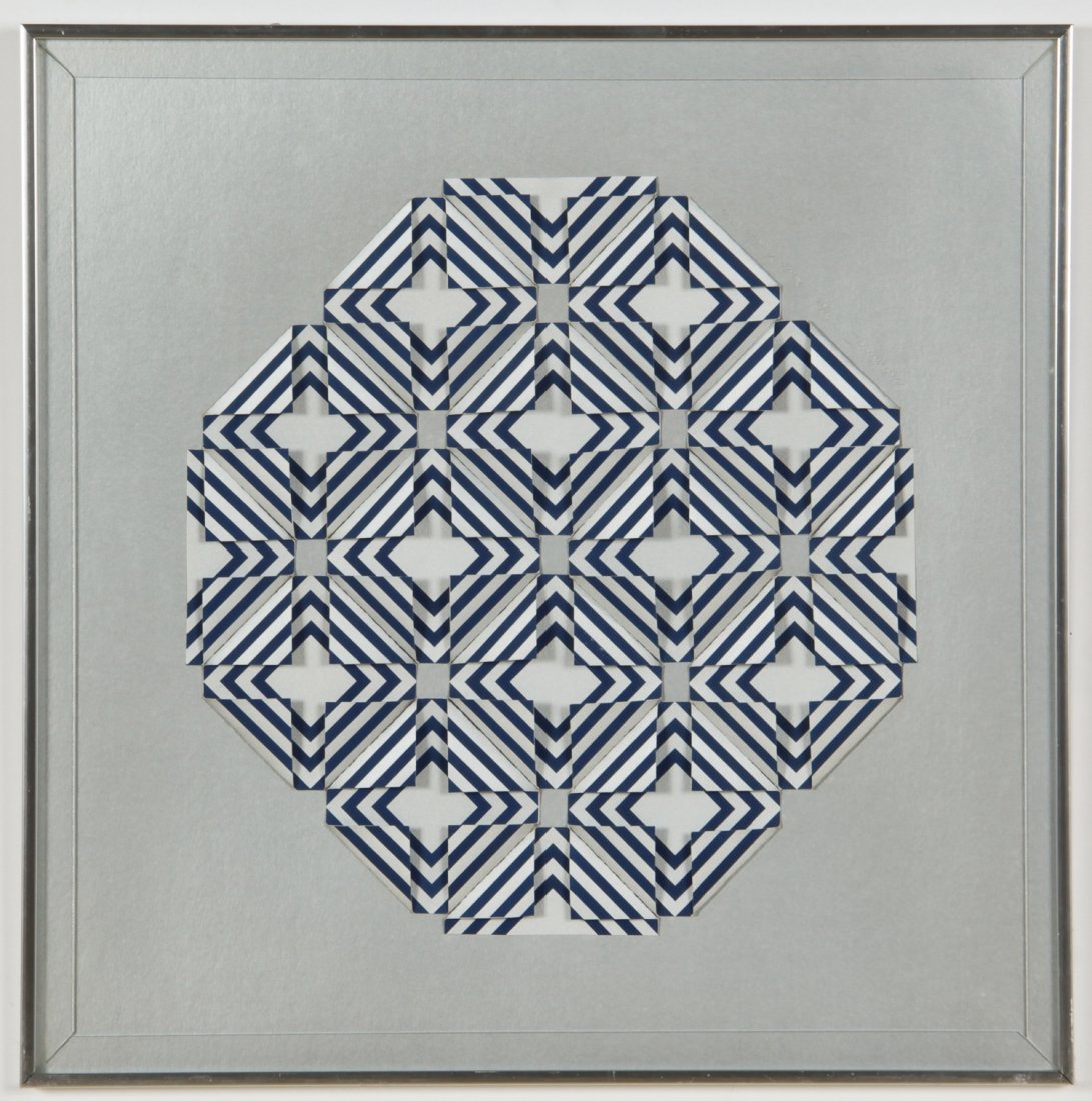 Anne YoukelesŒæ (American, b. 1920)Œæ"Celebration II": Anne YoukelesŒæ (American, b. 1920)Œæ"Celebration II", 1970, from an edition of 50. Size: 24.25" x 24.25", 62 x 62 cm (frame). Provenance: Marion Locks Gallery Label on verso.