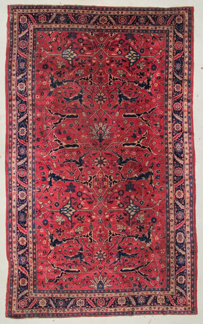 Antique Turkish Rug: 8'1" x 13'6" (246 x 412 cm): Antique Turkish Rug: 8'1" x 13'6" (246 x 412 cm), early 20th c.