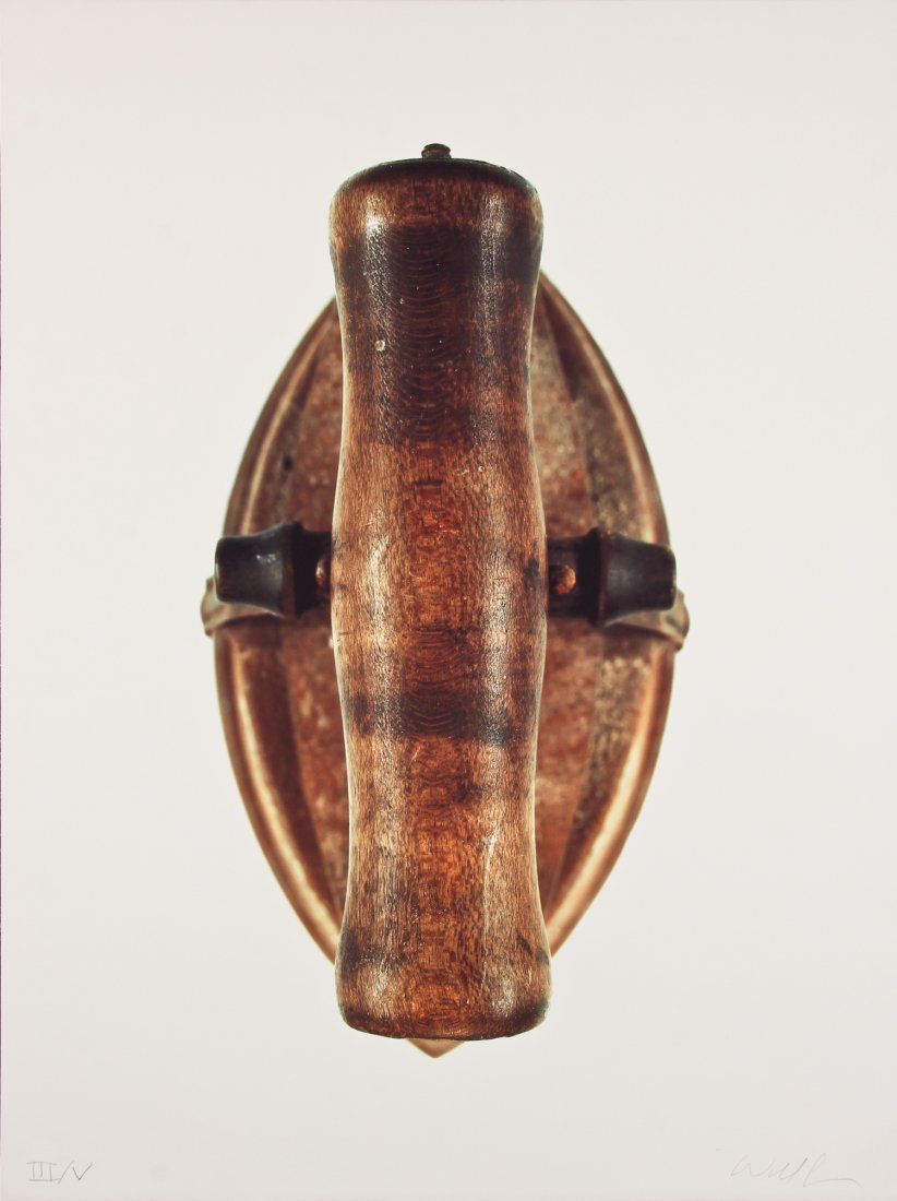 Willie Cole (American, b. 1955) "Naturally Smooth",: Willie Cole (American, b. 1955) "Naturally Smooth", 2002, iris print, from an edition of 12, signed and numbered. Size: 47" x 34.75", 119 x 88 cm (sheet). Provenance: Bob Brand and Liz Werthan, Philad