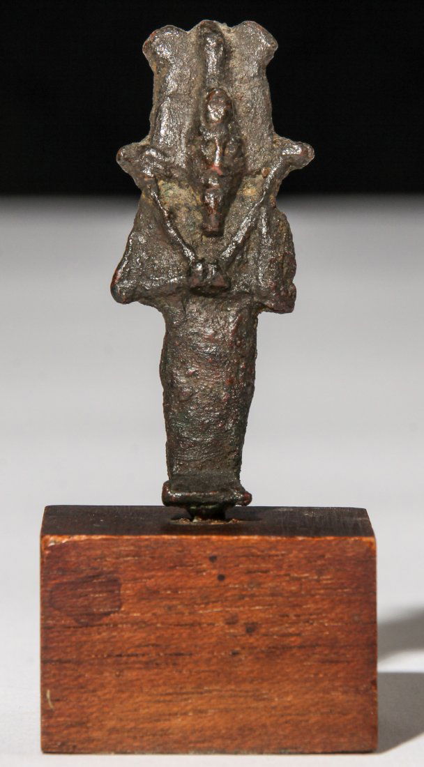 Ancient Egyptian Bronze Osiris Amulet (1 of 4)