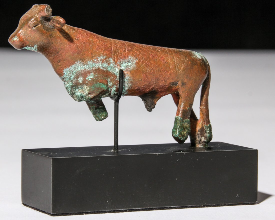 Ancient Roman Bronze Figural Bull (1 of 3)