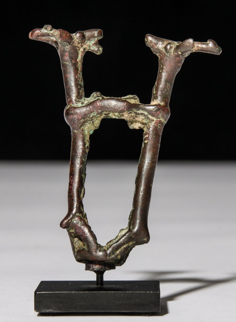 Ancient Luristan Bronze Finial (1 of 5)