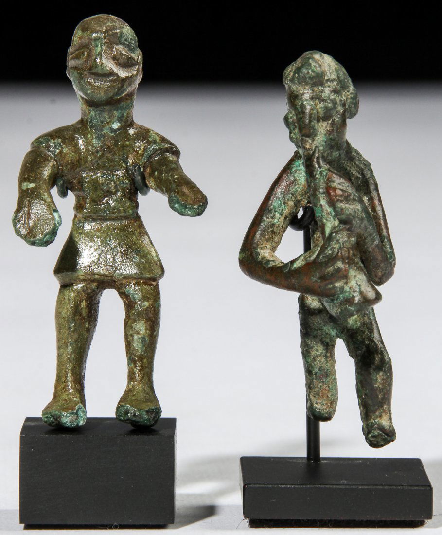 2 Ancient Luristan Bronze Figures (1 of 4)