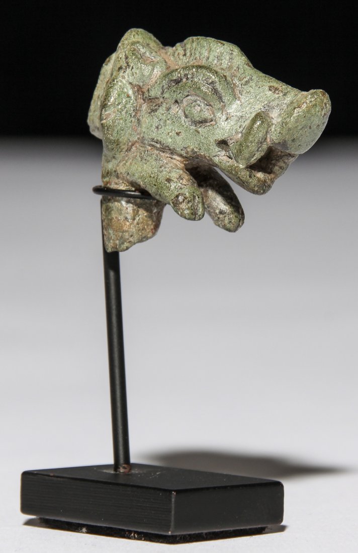 Ancient Near East Bronze Figural Boar Protome (1 of 3)
