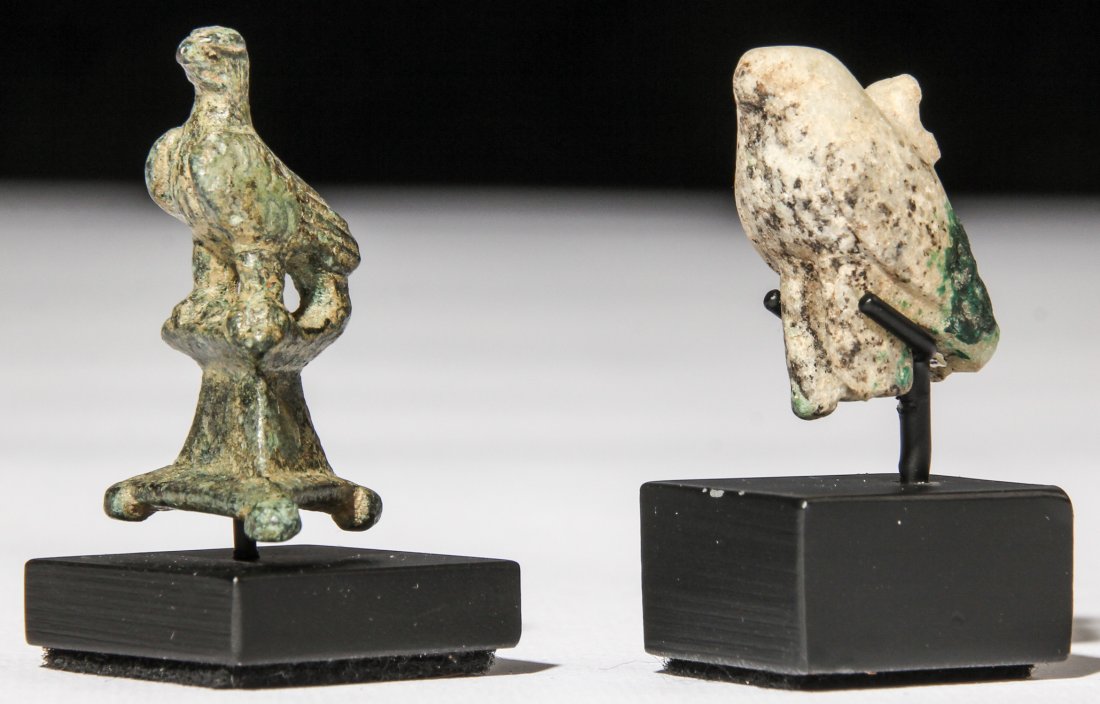 2 Figural Falcon Antiquities (1 of 4)