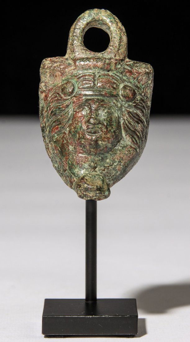 Ancient Roman Bronze Pendant Applique (1 of 3)