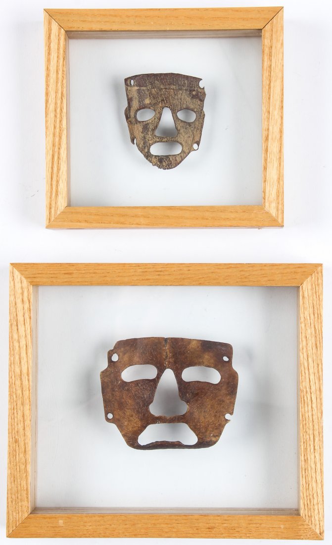 2 Pre Columbian Style Maskettes (1 of 6)