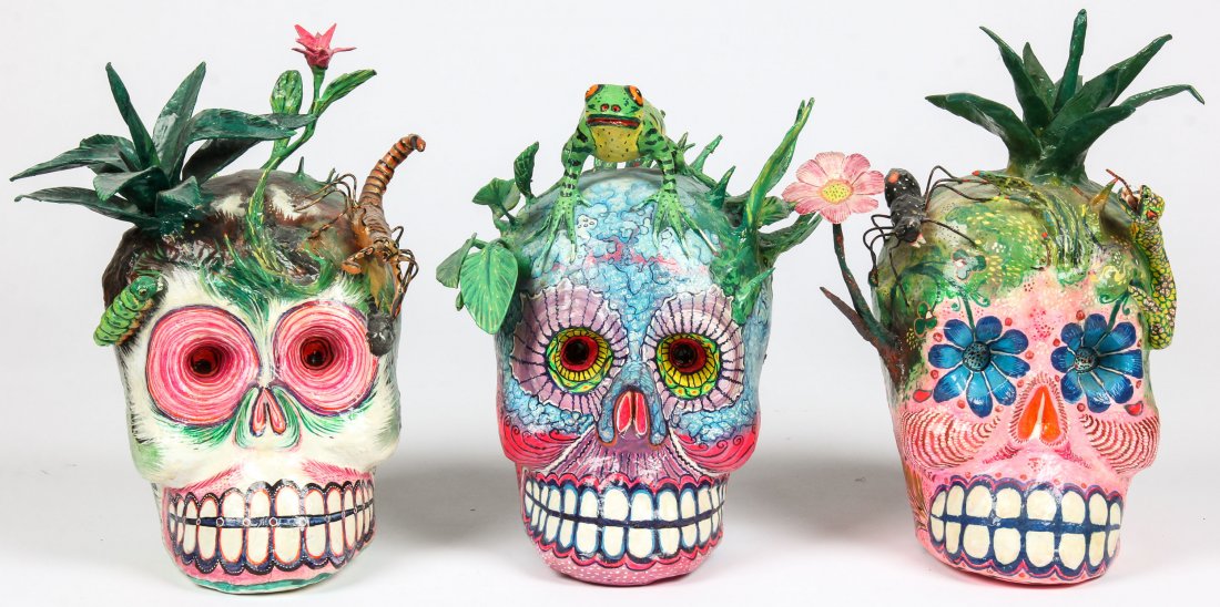 3 Felipe Linares (Mexico, b. 1936) Skulls (1 of 4)