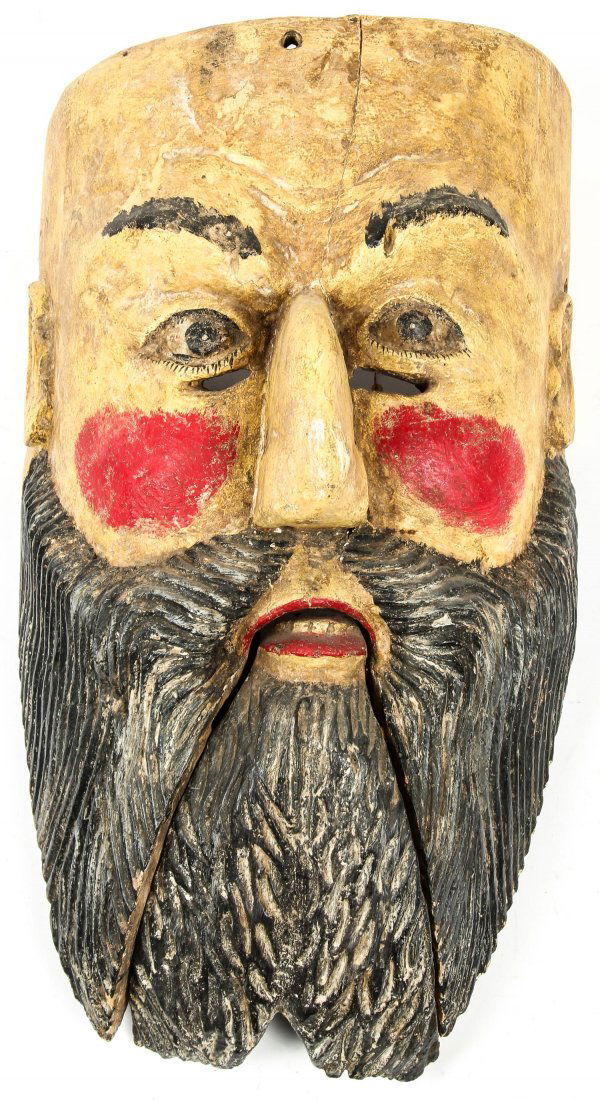 Vintage Mexican Santo Festival Dance Mask (1 of 4)