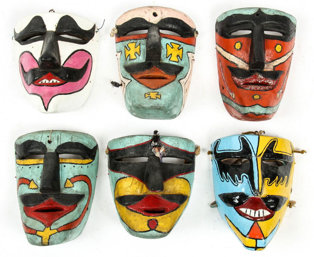 6 Veracruz Mexico Carnaval Moors Masks (1 of 7)