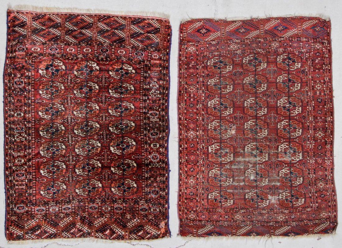 2 Antique Tekke Rugs (1 of 8)
