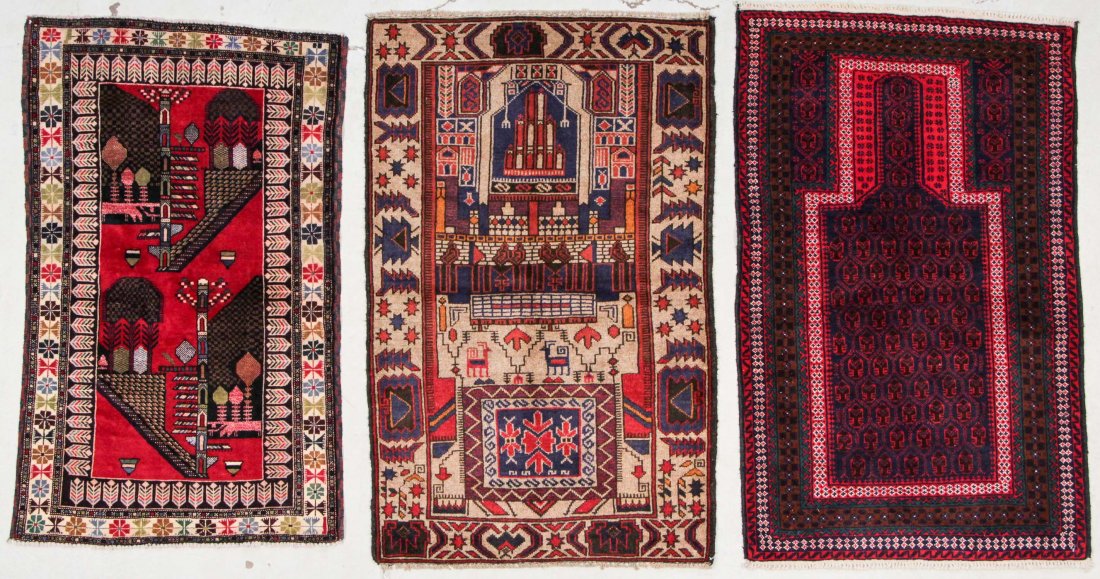 3 Afghan Rugs (1 of 9)