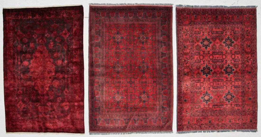 3 Afghan Rugs (1 of 8)