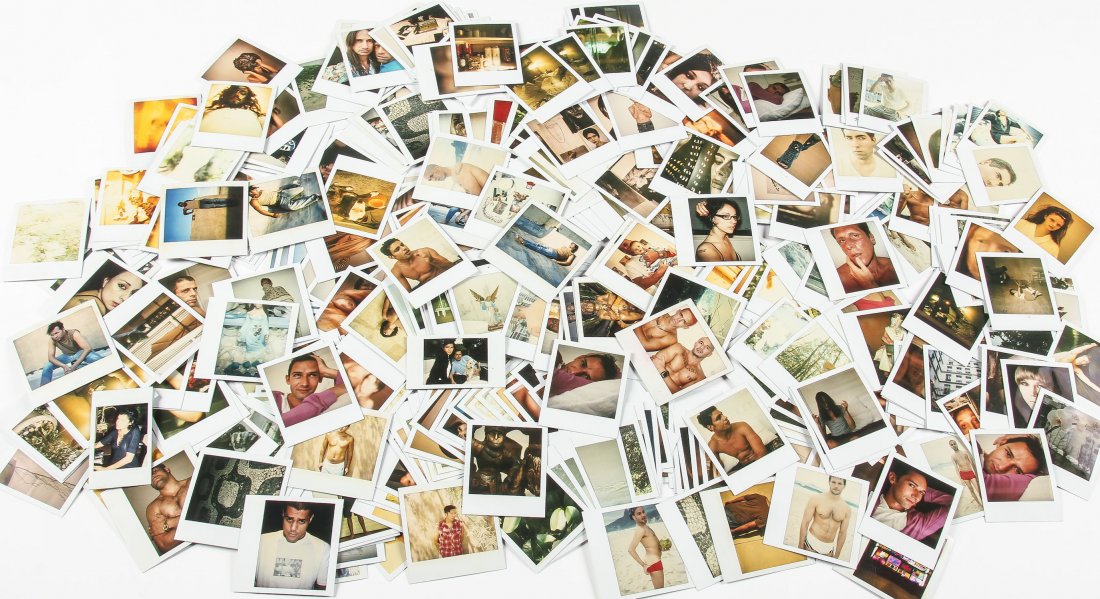 Paul Rowland Studio Photography Archive: over 400: Paul Rowland Studio Photography Archive: 417 assorted Polaroid and Fujiflim instant prints. Largest Size: 4" x 4" (10 x 10 cm). NOTE: MC and its consignors make no warranty or representation, express 