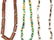 12 Strands Venetian/African Trade Beads - 5