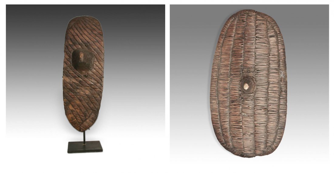 2 African Shields: Songye and Bantu (1 of 9)