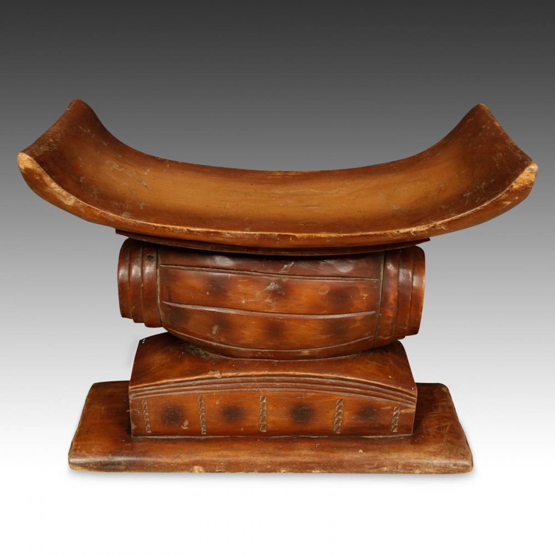 Rare Barrel Form Ashanti Stool (1 of 10)