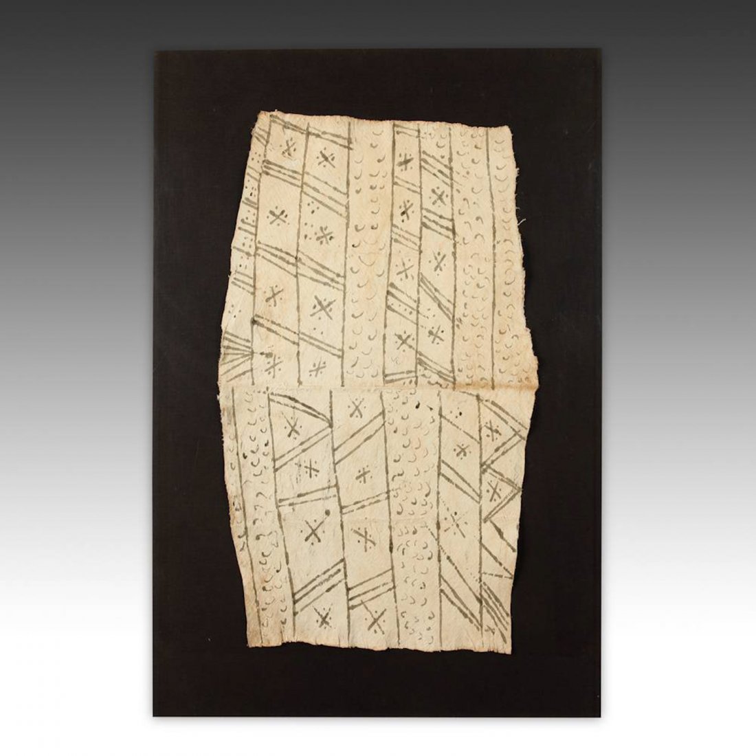 Framed Mbuti Pygmy Barkcloth (1 of 6)