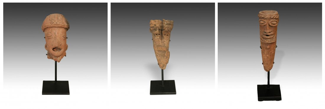 3 Koma Funerary Figures, 13th-17th C. (1 of 10)