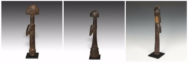 3 Mossi Biiga Fertility Dolls (1 of 10)