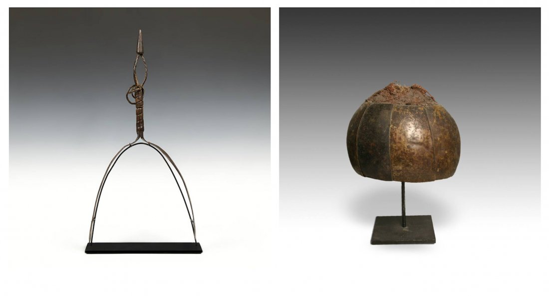 2 African Hats: Dinka and Kirdi (1 of 9)