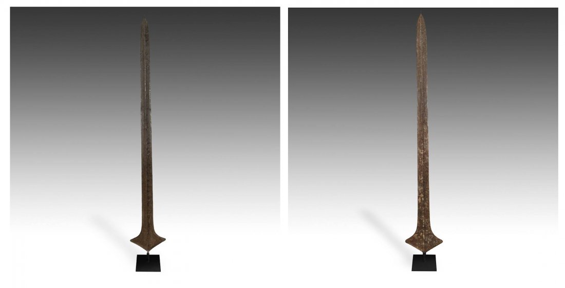 2 African Currency Swords, 20th C. (1 of 7)