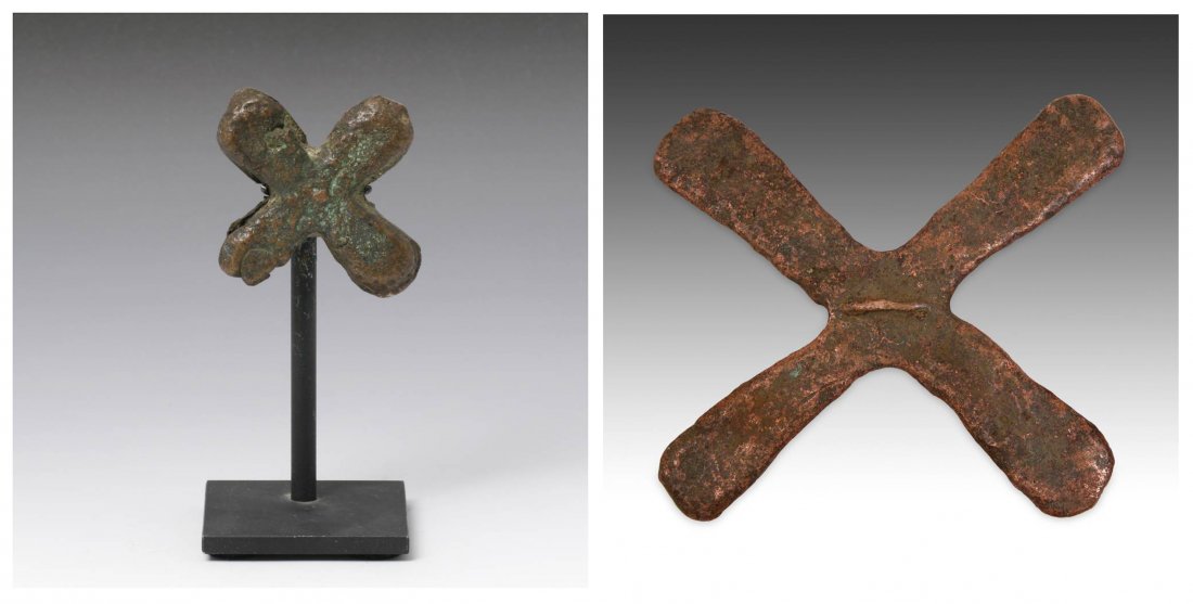 2 Handa Or Katanga Cross Currency Artifacts (1 of 8)
